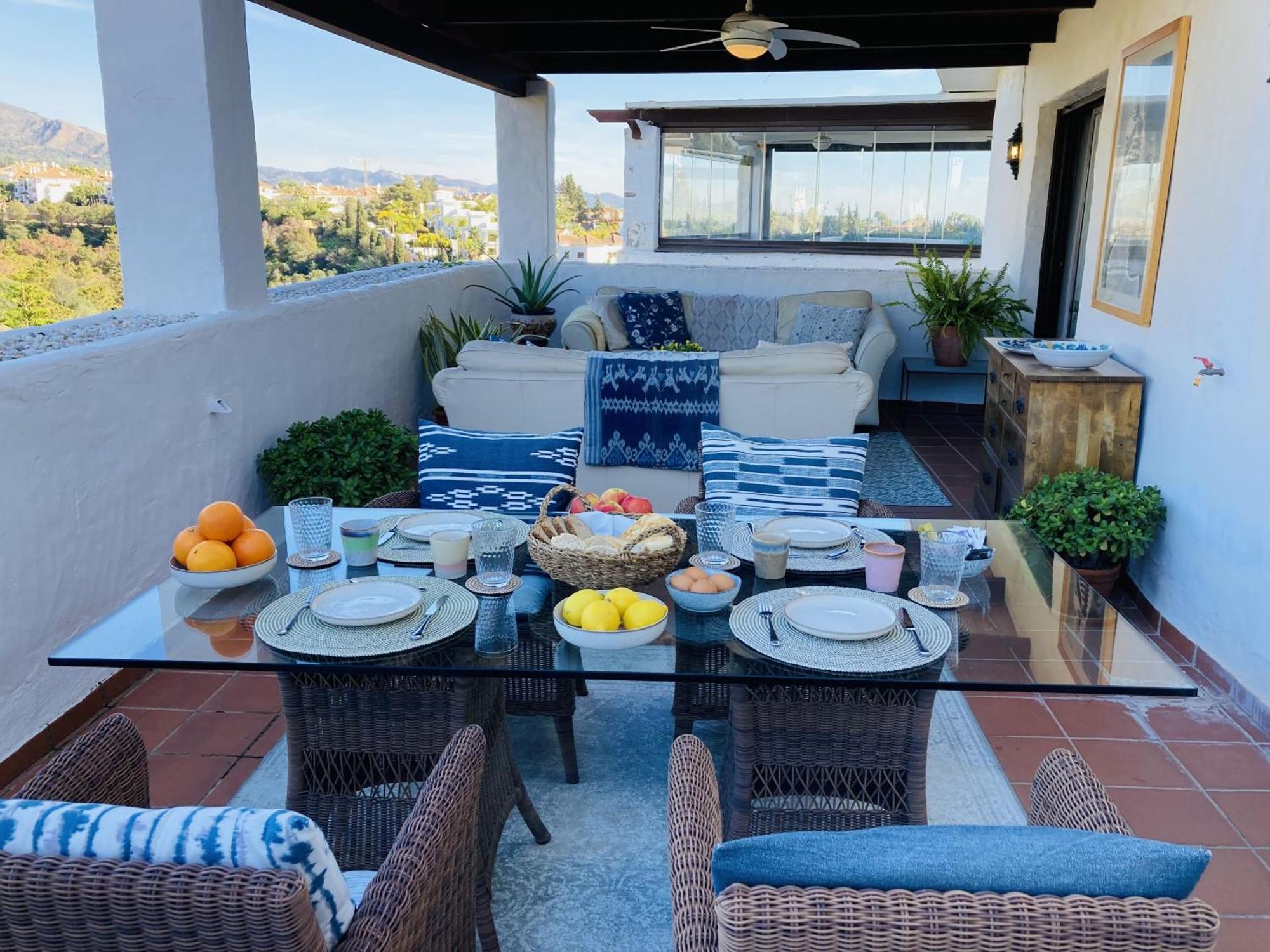 Las Lomas - Pool, Terrace & View Marbella Exteriör bild